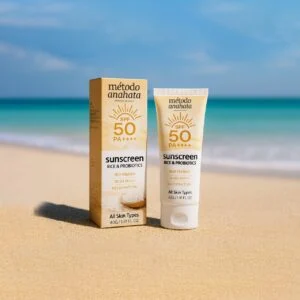 PROTECTOR SOLAR FACIAL CON ARROZ Y PROBIOTICOS